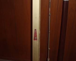Vintage fishing pole and case