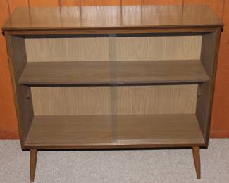 MCM Walnut bookcase/display cabinet