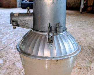 Industrial looking yard light in the original box