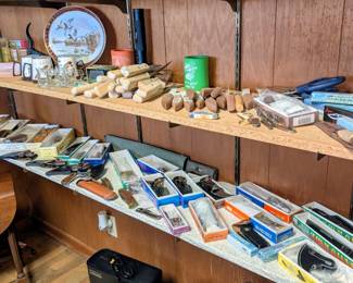 Variety of knives. New in the box and some whittling knives