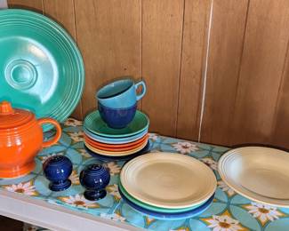 Vintage fiesta wear dishes
