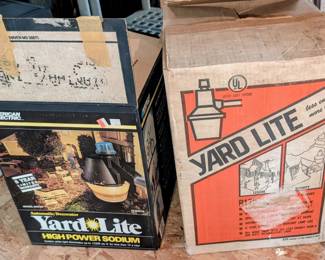 Vintage yard light out door lamp lights