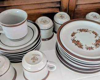 Nice vintage set of Sierra stoneware dishes. Price to sell!