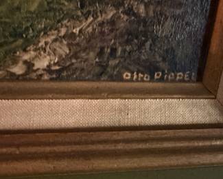 Mountain Vista - original oil by Otto Pippel