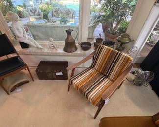 5 teak lounge chairs - Grete Jalk for France and Son