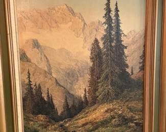 Mountain Vista - original oil by Otto Pippel