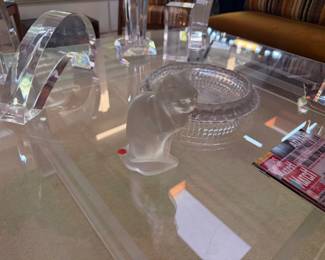 Vintage Lalique Cat