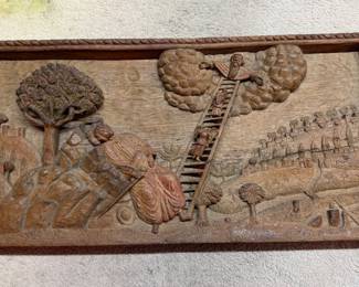 Antique wood carving - Jacob's Ladder