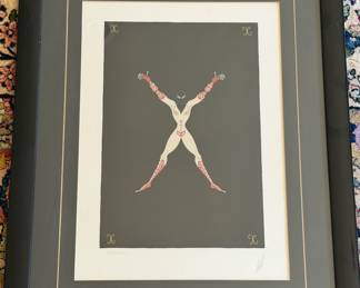 1976 serigraph by Erte - Ltd Ed 306/350 "Suite X"