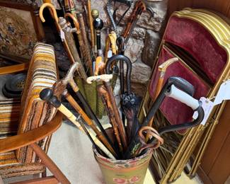 antique can collection