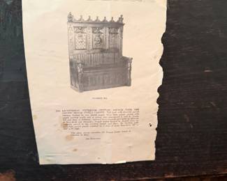 16th Century French Gothic Hall Bench