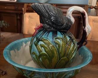 #93 swain Pritcher and bowl 12 tall bowl 14 w $75.00
