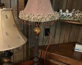 #40 turtle design reason 34 tall lamp $35.00