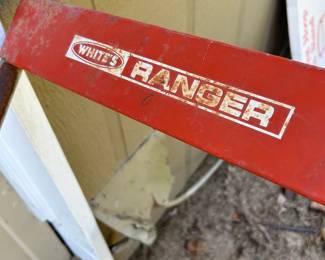 #228 tool shed white ranger hand plow $30.00
