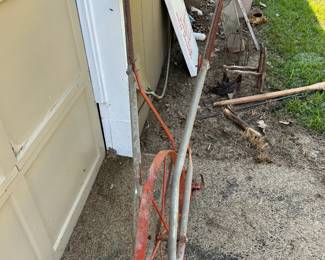 #228 tool shed white ranger hand plow $30.00