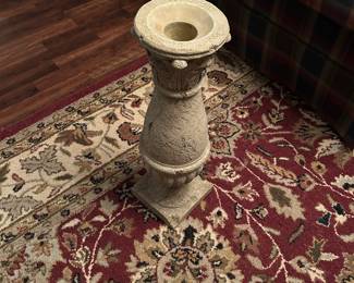 #53 Rason candle holder stone look vase 24 $30.00