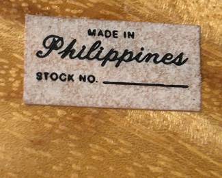 #111 wooden bowl Leilani Monkey pod wood from Philippines $20.00