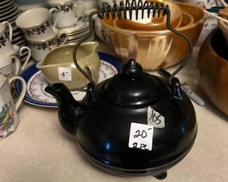 #105 5 inch metal teapot $20.00