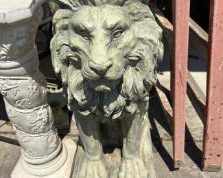 #174 rosin lion 38 tall $30.00