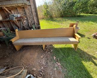 #227 96 inch church pew $100.00