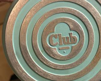 #121 aqua 8 piece cookware by Club $35.00