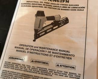 #185 Bostitch nail air gun in case N52FN N62fn $55.00