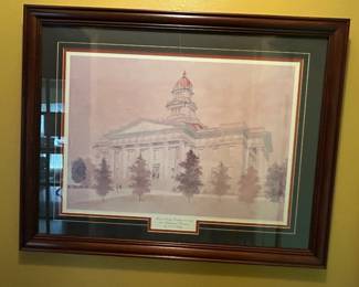 #127 Madison county court house 1914-1964 by CK Colley print $65.00