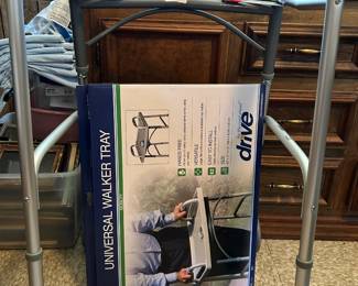 #160 walker with new tray $30.00