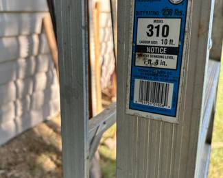 #236 Werner 10 foot latter $120.00