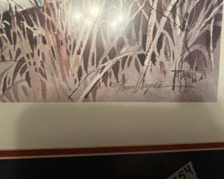 #54 Haynes artist of girl sleeping in cotton patch 35x30 $75.00