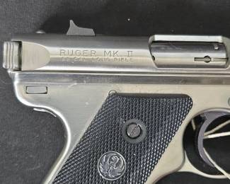 Ruger Mark II .22 LR Pistol No Mag