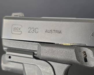 Glock 23C Gen 3 with Crimson Trace Laserguard, Holster