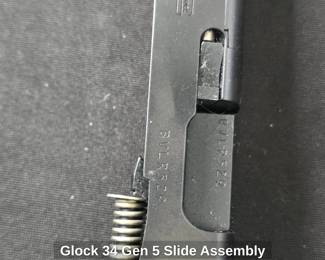 Glock 34 Gen 5 Slide Assembly