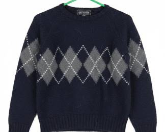 Britches Great Outdoors Argyle Wool Sweater