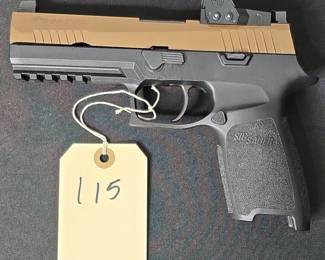 Sig Sauer P320 M17 9mm Pistol with Romeo Pro Optic