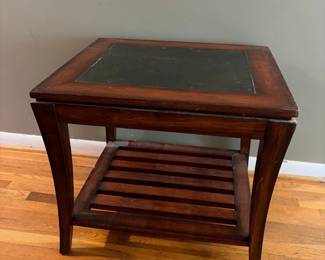 MidCentury Modern Style SlatShelf End Table