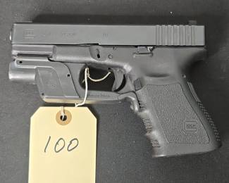 Glock 23C Gen 3 with Crimson Trace Laserguard, Holster