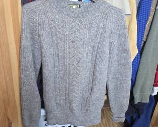 Britches of Georgetowne Cable Knit Wool Sweater