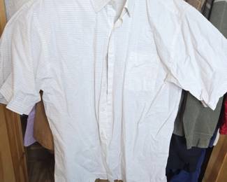 Michael Brandon Mens ShortSleeve Striped Shirt