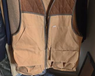 Carhartt Quilted FlannelLined Duck Vest Hunting or Game