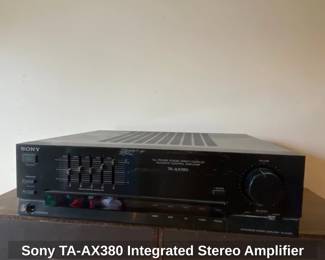 Sony TAAX Integrated Stereo Amplifier
