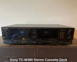 Sony TCW Stereo Cassette Deck
