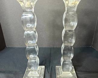 Clear Acrylic Candlesticks