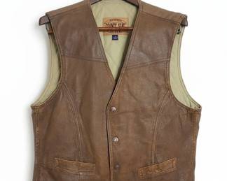 Nuovo County Seat Leather Vest