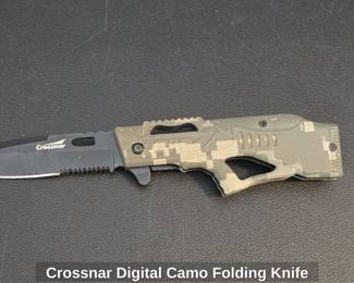 Crossnar Digital Camo Folding Knife