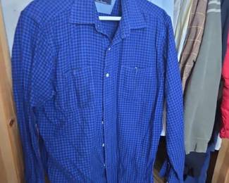 Nautica Mens LongSleeve Gingham ButtonDown Shirt