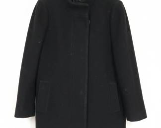 J.Crew Mercantile Black WoolBlend Coat