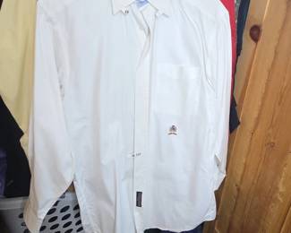 Vintage Tommy Hilfiger Embroidered Crest Long Sleeve ButtonDown Shirt