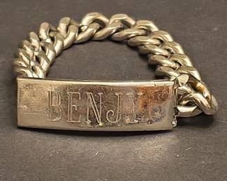 Vintage CurbLink ID Bracelet BENJY