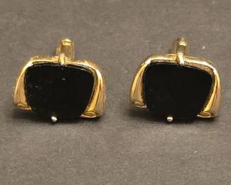Shields Vintage Onyx Cufflinks